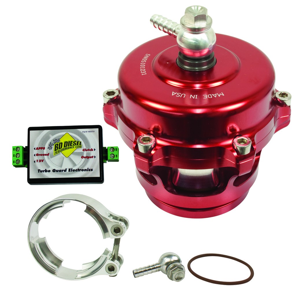 1047250SR BD Diesel Turbo Guard Kit Red 