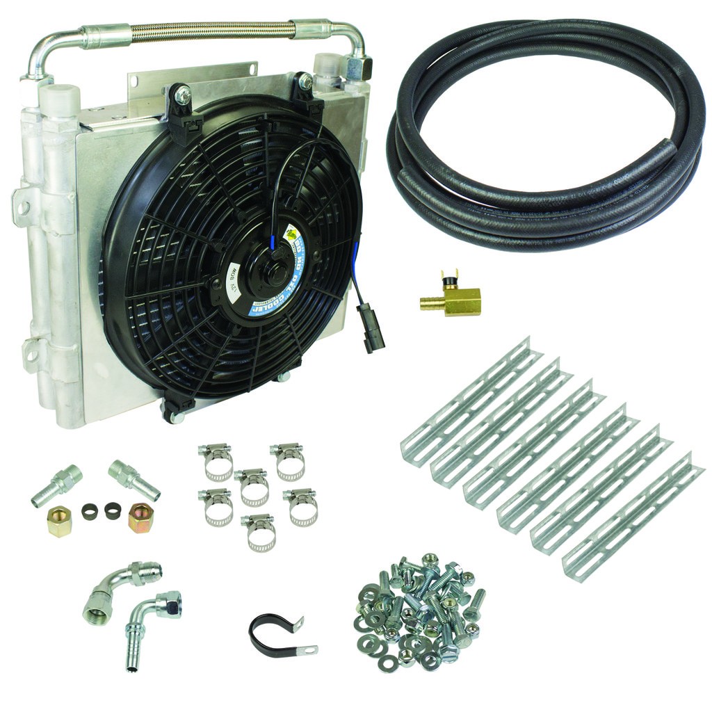 1030606-DS-12 BD Diesel Xtrude Double Stacked Transmission Cooler Kit Universal  