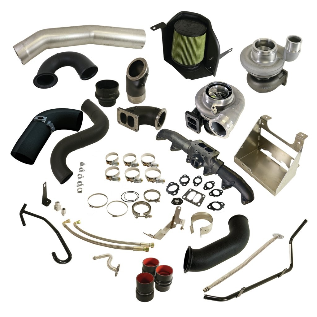 1045792 BD Diesel Cobra Twin Turbo Kit S488SX-E / S467 Dodge 2010-2012 6.7L 