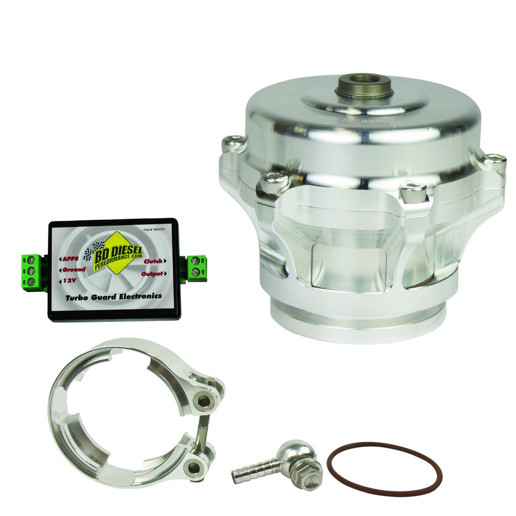1047250SS BD Diesel Turbo Guard Kit Silver