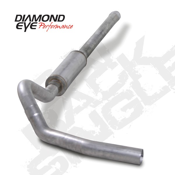 K4122A Diamond Eye Cat Back Single Exhaust System for LBZ Duramax