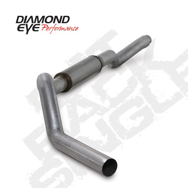 K5126A Diamond Eye Cat Back Single Exhaust System for LBZ Duarmax