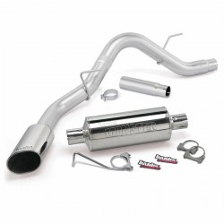 Banks 3-inch  Monster Exhaust System, Single Exit, Chrome Tip for 2015-2019 F150 2.7/3.5 Ecoboost F-150 ECMB, CCSB, CCMB