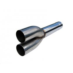 MDDS927 MBRP Universal Dual Muffler Delete Pipe