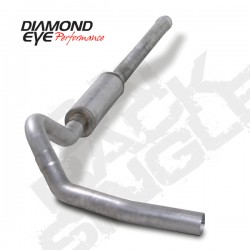 K4122A Diamond Eye Cat Back Single Exhaust System for LBZ Duramax