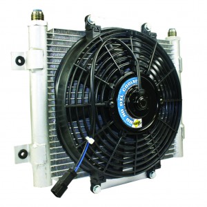 1300611 BD Diesel Xtrude Core Heavy Duty Transmission Cooler With Fan  