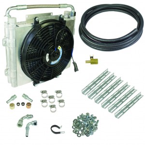 1030606-DS-12 BD Diesel Xtrude Double Stacked Transmission Cooler Kit Universal  