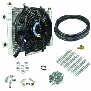 1030606-1/2 BD Diesel Xtrude Transmission Oil Cooler with 1/2 Inch Lines  
